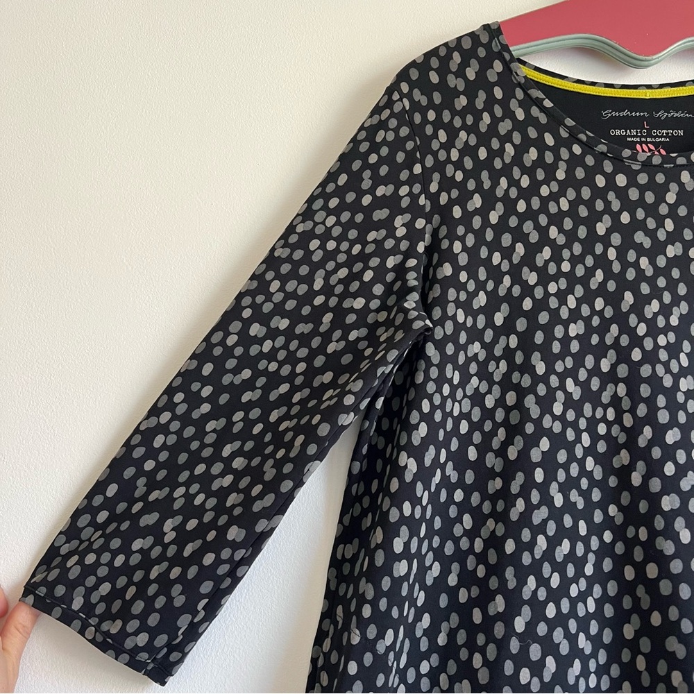Gudrun Sjoden Melodie Jersey Dress in Polka Dot - Picture 6 of 16